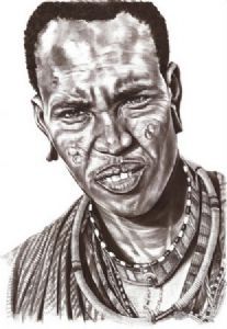 "Masaai Warrior"