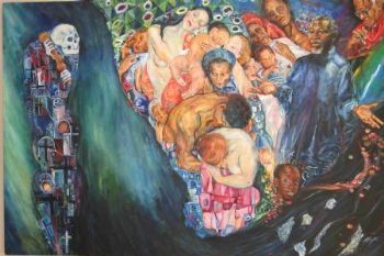 "Klimt eye view of Death and Life"