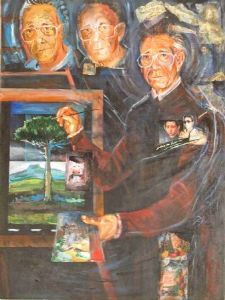"Painting the Painter, Lukas van Vuuren"