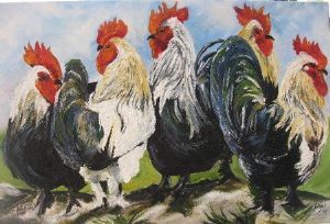 "Chickens Together"