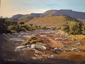 "Dry Karoo Riverbed"