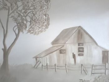 "Monochrome Barn 1"