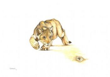 "Lion Cub Hunting"