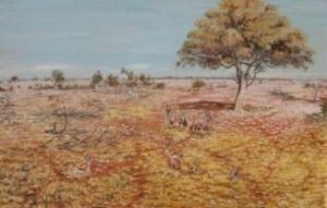 "Etosha Under The Leadwood Tree"
