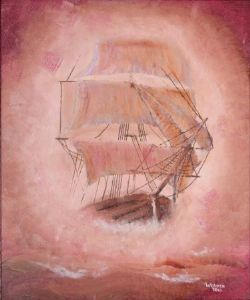 "Sailing Ship in the Mist"
