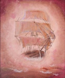 "Sailing Ship in the Mist"