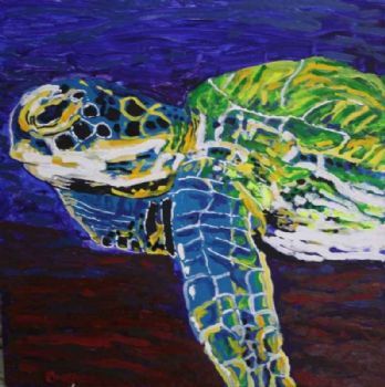 "Swimming Turtle 2"