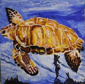 "Swimming Turtle 3"