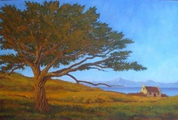 "Guardian of amber and green"