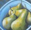 "Pears in White Bowl "