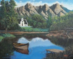 "Cape Dutch Landscape"