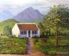 "Cape Dutch Farm House Purple"