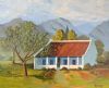 "Cape Dutch Farm House Blue"