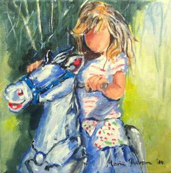 "Girl on a Rocking Horse"
