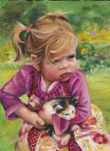 "Girl With Cat"