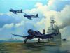 "Vought Corsair F4-U & USS Enterprise CV-6"