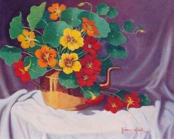 "Still Life with Nasturtiums"