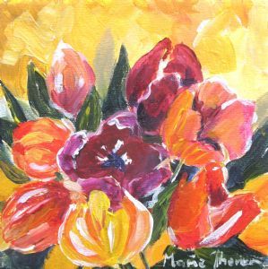 "Flaming Tulips II"