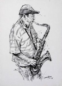 "Saxaphone Player, Blyde River Canyon"