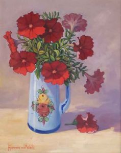 "Red Petunias"
