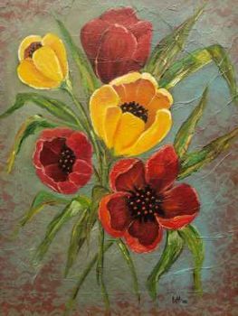 "Red and Yellow Flowers"