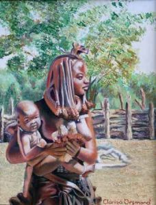 "Himba Mother and Child"
