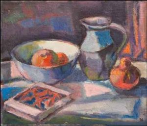 "Fruit Bowl with Book No.3"