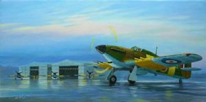 "Hawker Hurricanes Mk-IIC 42nd Air School"