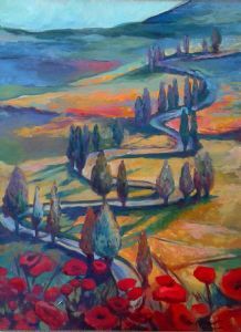 "Tuscan Winding Raod"