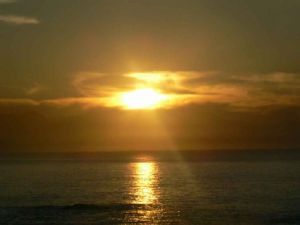 "Sunset Ocean Plett"