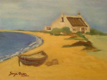 "Fisherman Cottage and Boat in Paternoster"