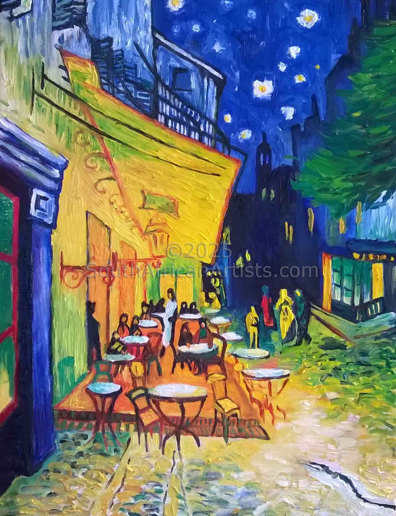 paris cafe at night van gogh