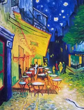 "Van Gogh Cafe Terrace Reproduction"