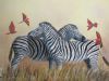 "Zebras & Carmin Bee Eaters"