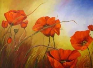 "Poppies in Bloom I"
