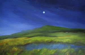 "Full Moon over the Mountain"