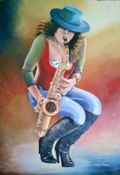 "Saxophone Player"