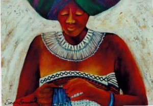 "Portrait: Xhosa Woman, Boardwalk Casino, Port Elizabeth"
