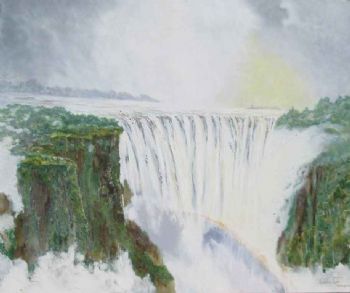 "Victoria Falls Zimbabwe , Print"