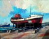 "Red Trawler St Helena Bay"