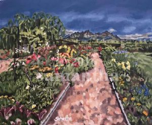 "A Stellenbosch Garden View"