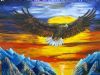 "Eagle In Flight "