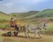 Donkey Cart on a Country Road