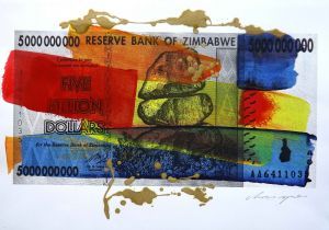 "Five Billion Dollar Note Two Only in Africa"