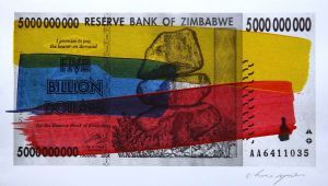 "Five Billion Dollar Note Four Only in Africa"