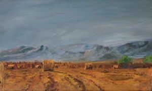 "Bales of hay"