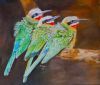 "Whitefronted Bee-Eaters"
