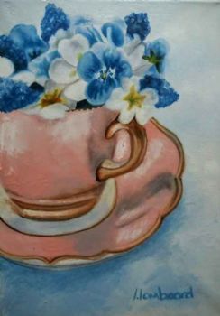 "Flowers in Tea Cup"