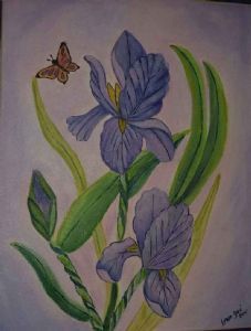 "Lilac Irises"