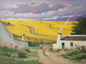 "Golden Wheat Fields of the Swartland"
